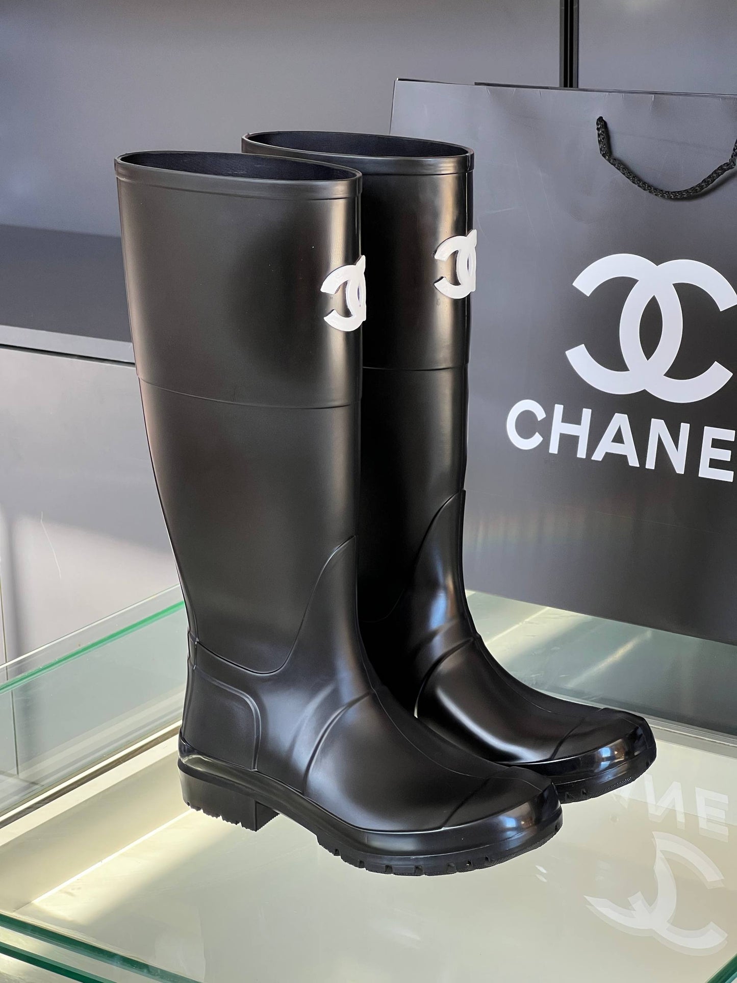 CH - Rain Leather Boots