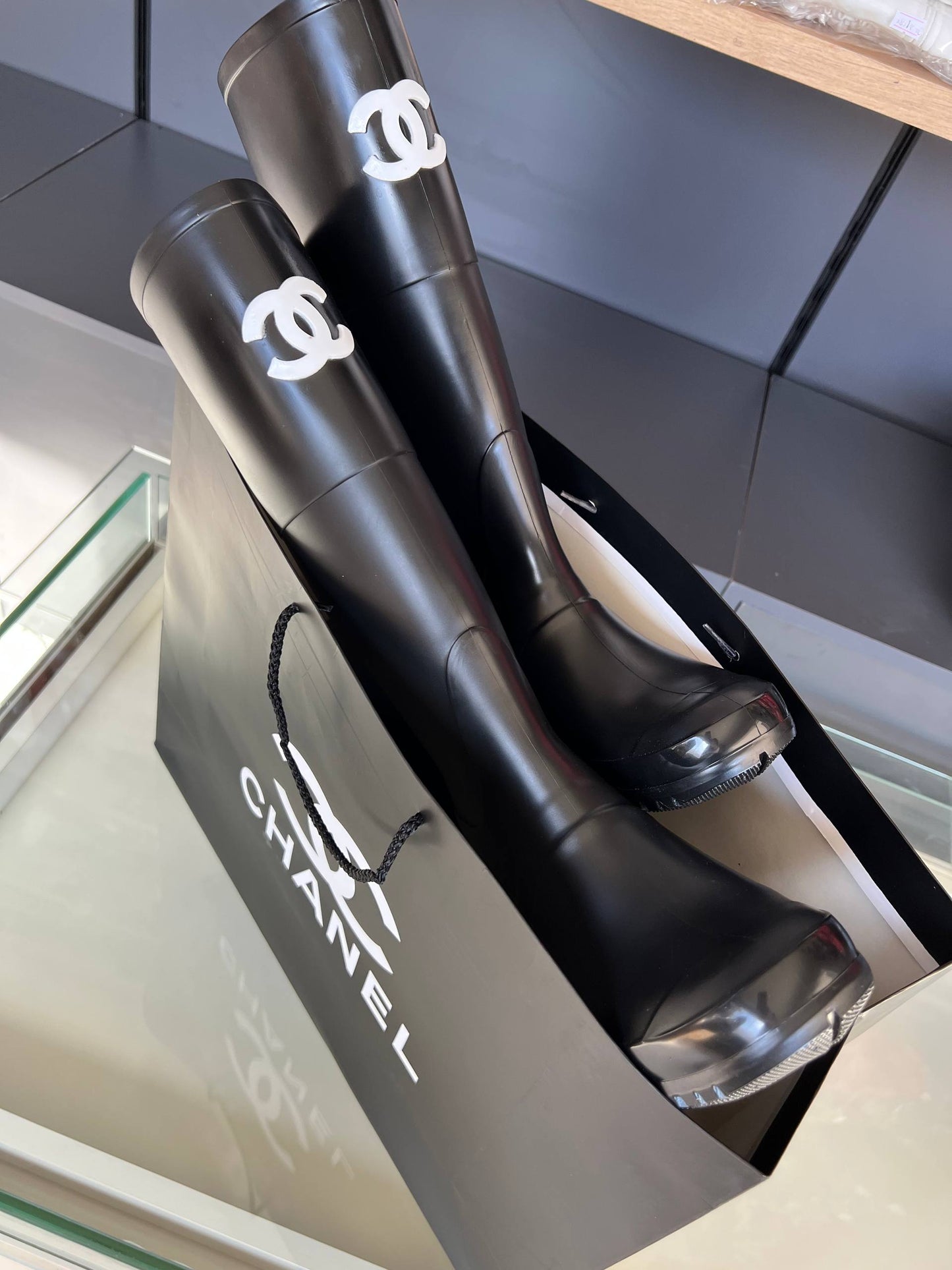 CH - Rain Leather Boots