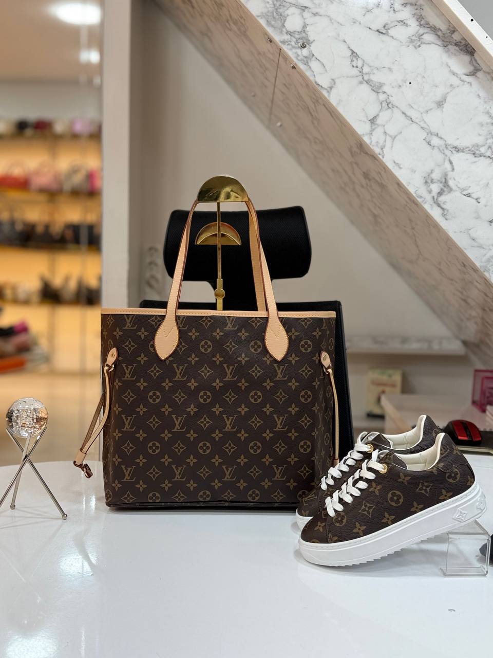 LVS  Bag and  Sneakers