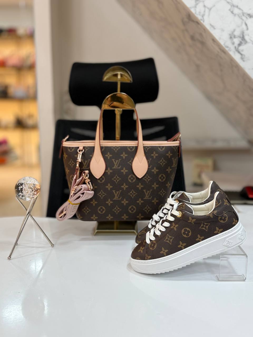 LVS  Bag and  Sneakers