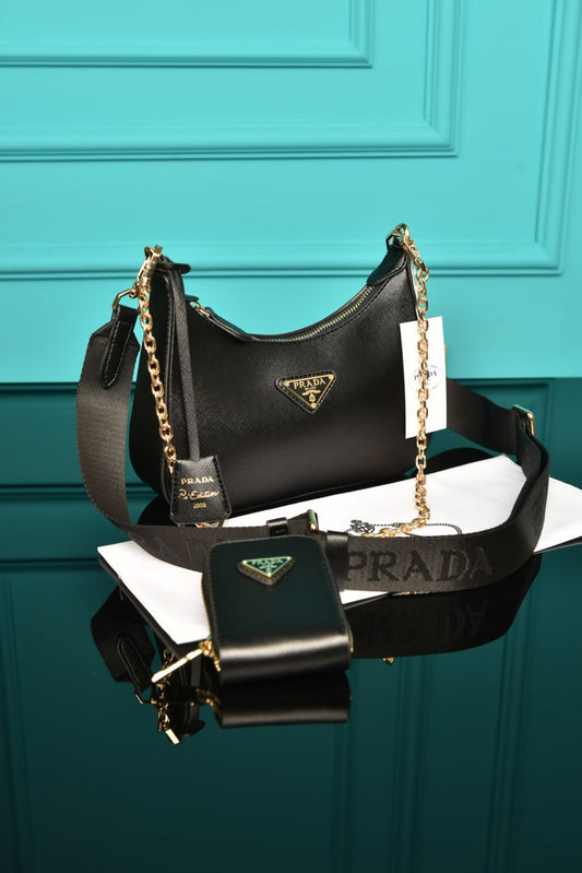 Re-Edition 2005 Saffiano Leather Bag